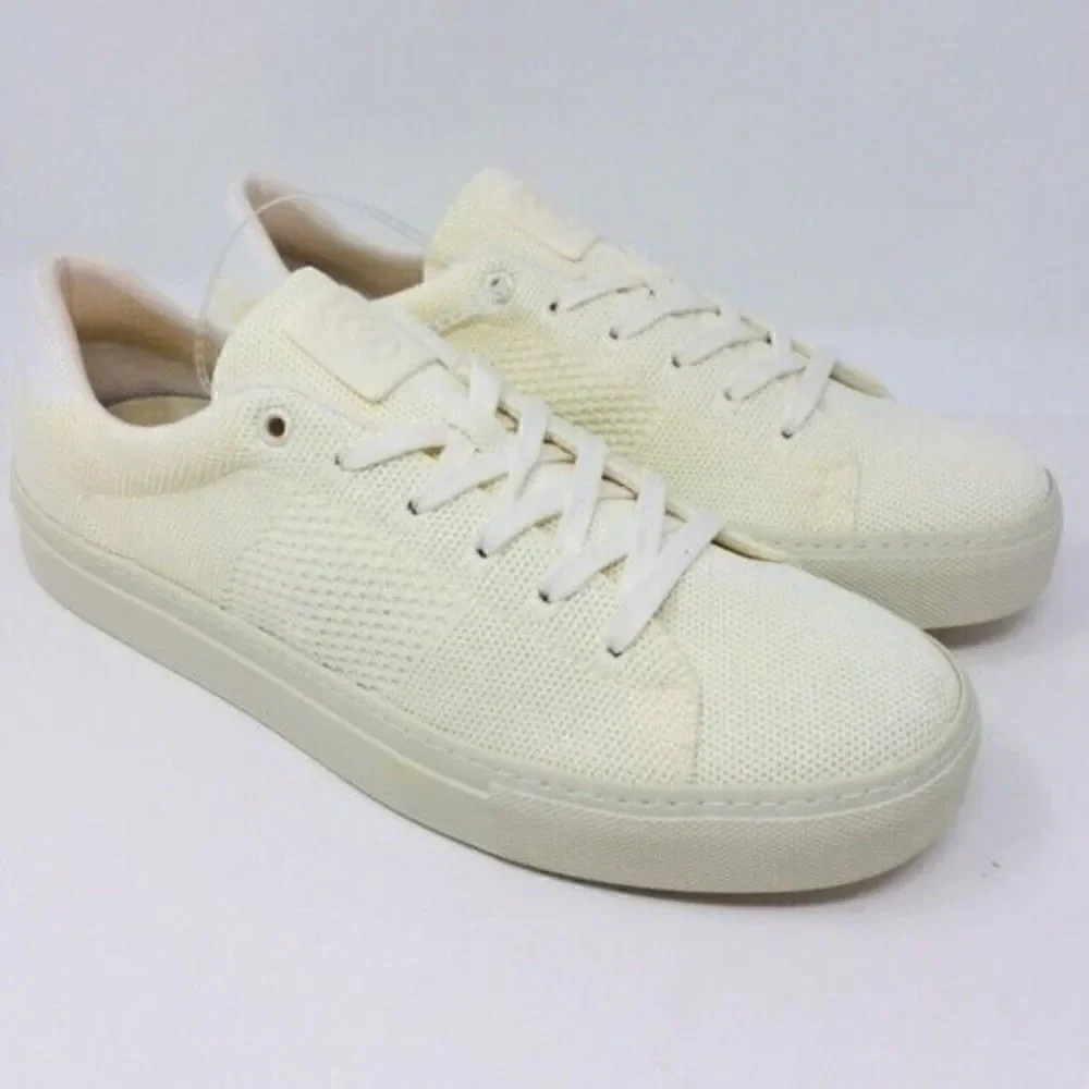 Greats Knit lace up Shoes 9.5 Cream color BoxQ